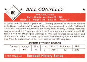 1979 TCMA The 1950’s #60 Bill Connelly Back
