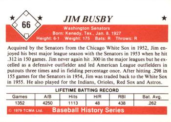 1979 TCMA The 1950’s #66 Jim Busby Back
