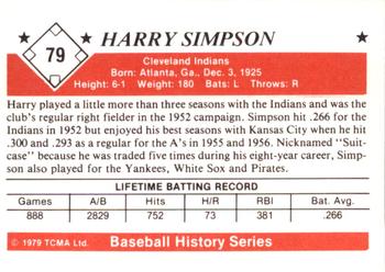 1979 TCMA The 1950’s #79 Harry Simpson Back