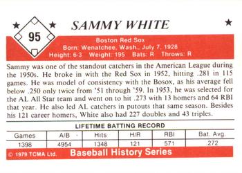 1979 TCMA The 1950’s #95 Sammy White Back