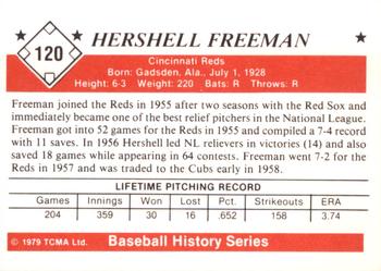 1979 TCMA The 1950’s #120 Hershell Freeman Back