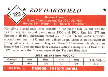 1979 TCMA The 1950’s #123 Roy Hartsfield Back