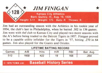 1979 TCMA The 1950’s #128 Jim Finigan Back
