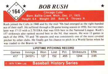 1979 TCMA The 1950’s #164 Bob Rush Back