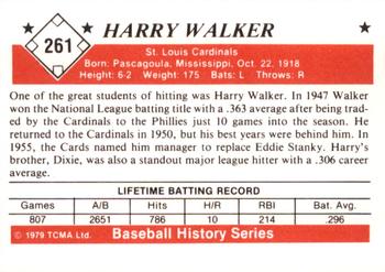 1979 TCMA The 1950’s #261 Harry Walker Back
