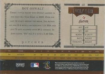 2005 Playoff Prime Cuts #60 Roy Oswalt Back