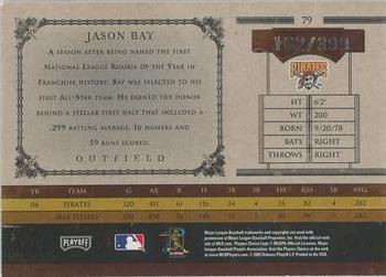 2005 Playoff Prime Cuts #79 Jason Bay Back