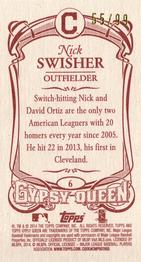 2014 Topps Gypsy Queen - Mini Red #6 Nick Swisher Back