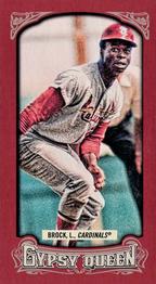2014 Topps Gypsy Queen - Mini Red #37 Lou Brock Front