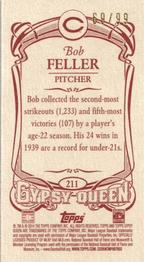 2014 Topps Gypsy Queen - Mini Red #211 Bob Feller Back
