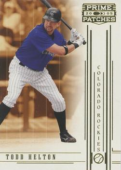 2005 Donruss Prime Patches #29 Todd Helton Front