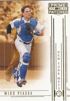 2005 Donruss Prime Patches #48 Mike Piazza Front