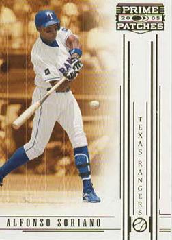 2005 Donruss Prime Patches #75 Alfonso Soriano Front