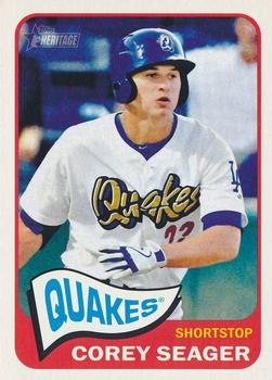 2014 Topps Heritage Minor League #22 Corey Seager Front