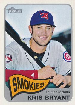 2014 Topps Heritage Minor League #30a Kris Bryant Front