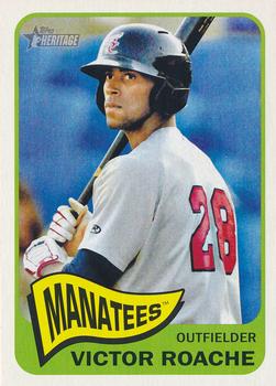 2014 Topps Heritage Minor League #49 Victor Roache Front