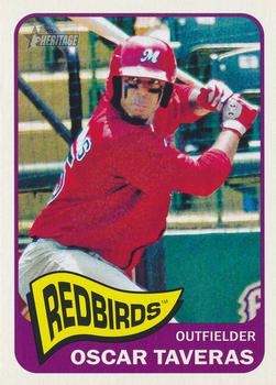 2014 Topps Heritage Minor League #110a Oscar Taveras Front