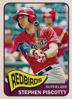 2014 Topps Heritage Minor League #201 Stephen Piscotty Front
