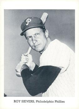 1963 Jay Publishing Philadelphia Phillies #NNO Roy Sievers Front