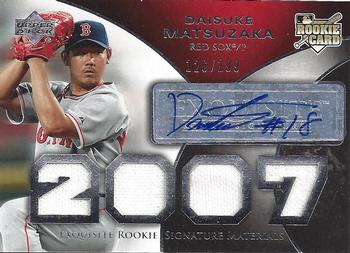 2007 Upper Deck Exquisite Collection Rookie Signatures #169 Daisuke Matsuzaka Front