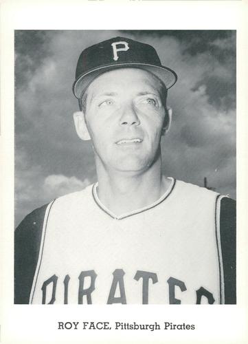 1962 Jay Publishing Pittsburgh Pirates 5x7 Photos #NNO Roy Face Front