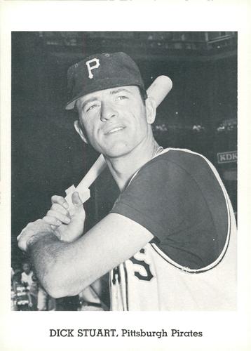 1962 Jay Publishing Pittsburgh Pirates 5x7 Photos #NNO Dick Stuart Front