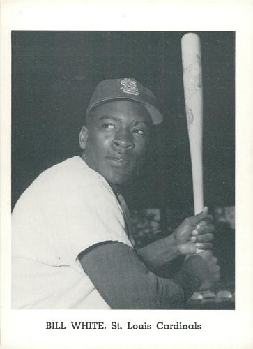 1964 Jay Publishing St. Louis Cardinals #NNO Bill White Front