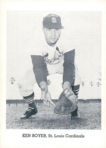 1963 Jay Publishing St. Louis Cardinals #NNO Ken Boyer Front