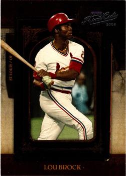 2008 Playoff Prime Cuts #56 Lou Brock Front