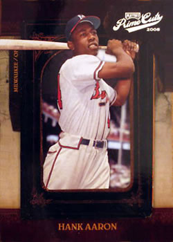 2008 Playoff Prime Cuts #39 Hank Aaron Front