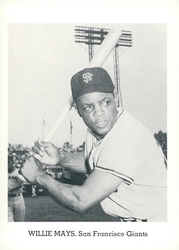 1963 Jay Publishing San Francisco Giants Set A #NNO Willie Mays Front