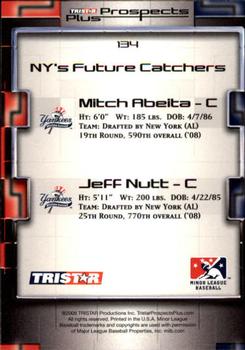 2008 TriStar Prospects Plus #134 Mitch Abeita / Jeff Nutt Back