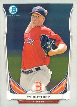 2014 Bowman - Chrome Prospects #BCP30 Ty Buttrey Front
