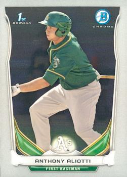 2014 Bowman - Chrome Prospects #BCP77 Anthony Aliotti Front