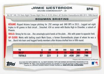 2014 Bowman - Prospects #BP46 Jamie Westbrook Back