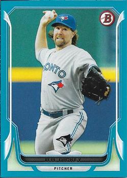 2014 Bowman - Blue #23 R.A. Dickey Front