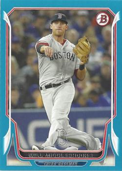 2014 Bowman - Blue #37 Will Middlebrooks Front
