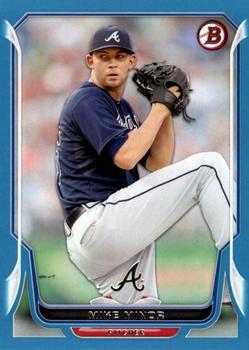 2014 Bowman - Blue #137 Mike Minor Front