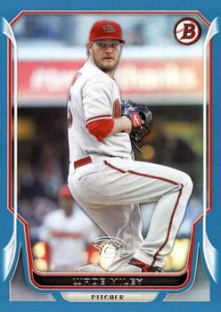 2014 Bowman - Blue #138 Wade Miley Front