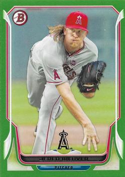 2014 Bowman - Green #161 Jered Weaver Front