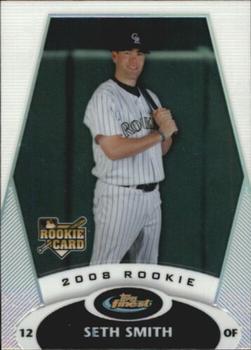 2008 Finest - Refractors #139 Seth Smith Front