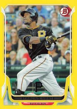 2014 Bowman - Yellow #14 Starling Marte Front