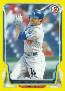 2014 Bowman - Yellow #151 Andre Ethier Front