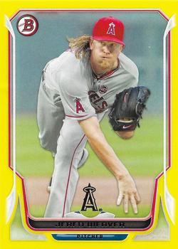 2014 Bowman - Yellow #161 Jered Weaver Front
