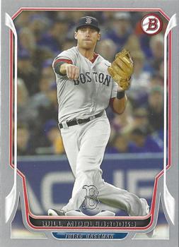 2014 Bowman - Silver #37 Will Middlebrooks Front