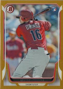 2014 Bowman - Gold #219 Chris Owings Front