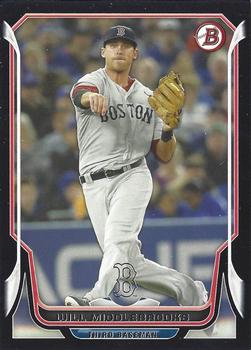 2014 Bowman - Black #37 Will Middlebrooks Front