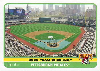 2009 O-Pee-Chee #520 Pittsburgh Pirates Front