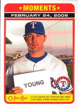 2009 O-Pee-Chee #558 Michael Young Front