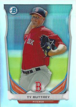 2014 Bowman - Chrome Prospects Refractors #BCP30 Ty Buttrey Front